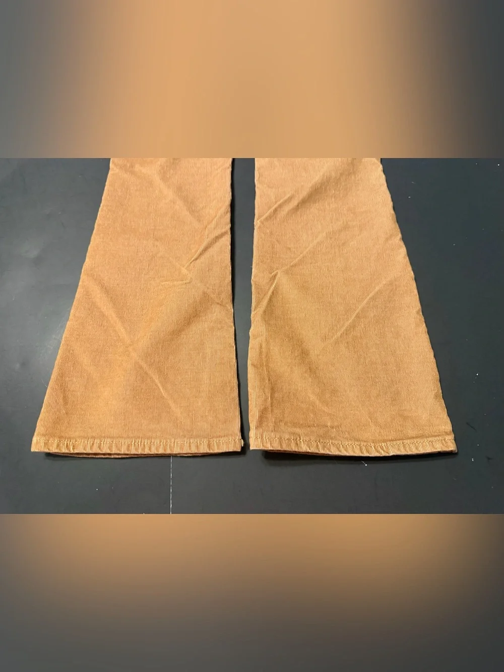 Old Navy Girls Corduroy High Rise Flare Size 8 Graham Color Adjustable Waist